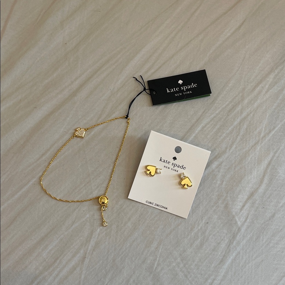 Kate Spade Earring and Bracelet Jewelry Set